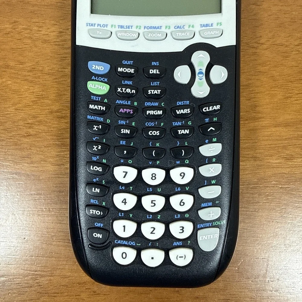 Texas Instruments TI-84 Plus Graphing Calculator With Cover Fully Functional